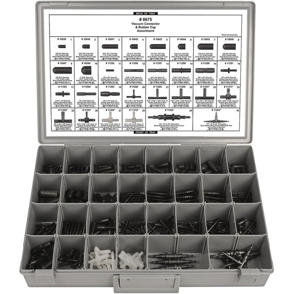 Black Plug and Vacuum Connector Assortment