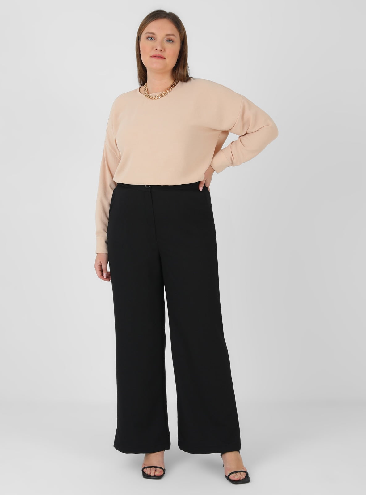 Black Plus Size Pants Alia