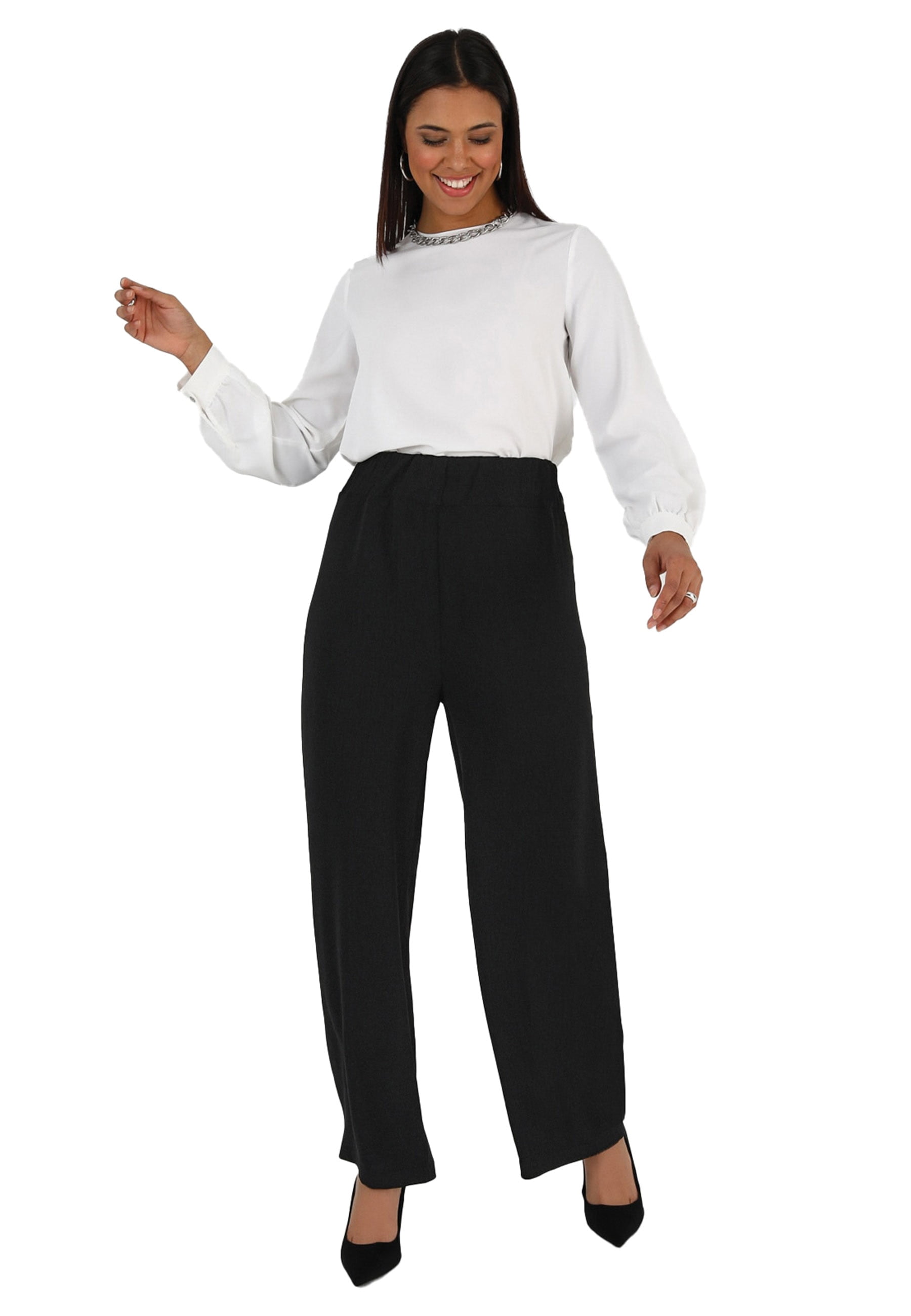 Black Plus Size Pants Alia