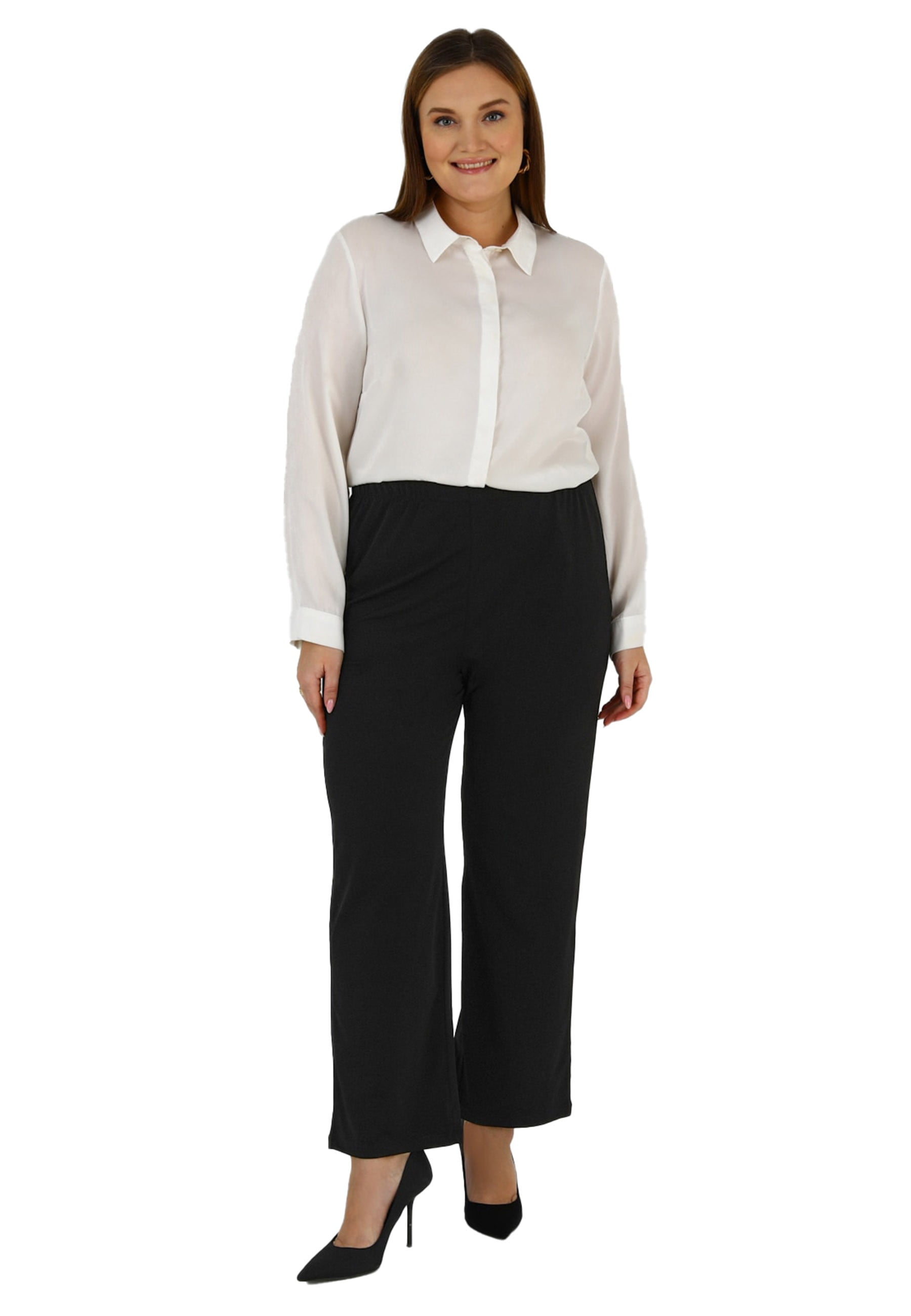 Black Plus Size Pants Alia