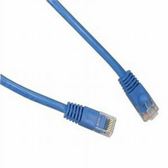 Black Point Products BT-197 Blue Cat-5 14-Foot Enhanced Patch Cord, Blue