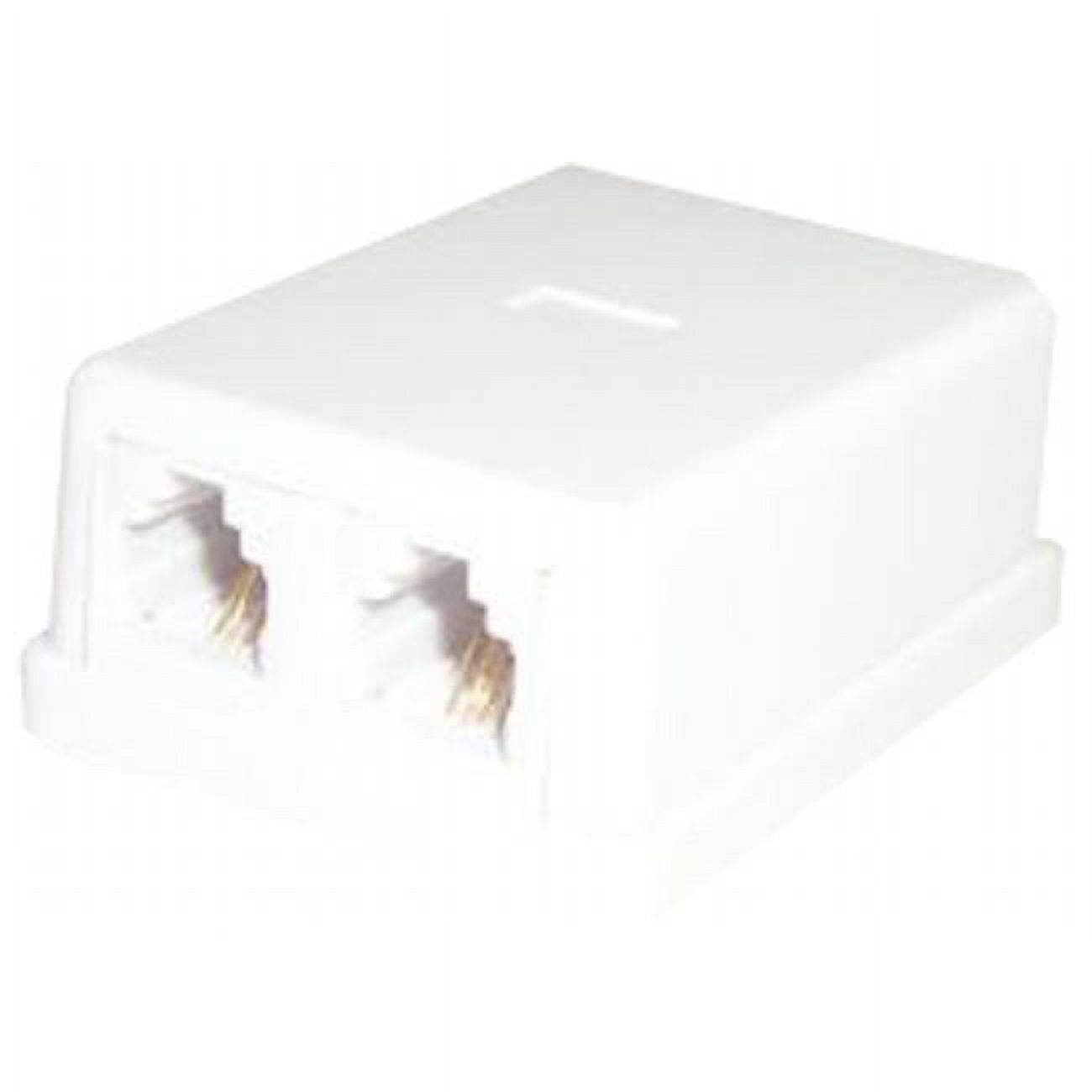 Black Point Products Dual Phone Jack SurfaceMount