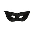 thumbnail image 1 of Black Pointed Lightweight Fabric Mask Masquerade Hero Costume, 1 of 1