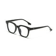 thumbnail image 1 of Black Polarized Sunglasses Womens Men Beach Essentials for Women Plastic Retro Square Metal Frame, UV400 Protection, Driving & Beach Shades One Size, 1 of 6