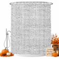 thumbnail image 1 of Black Polka Dots Shower Curtain Set - Extra Long 72" x 96" Washable Bathtub Curtain with 12 Hooks, Modern Abstract Aesthetics Farmhouse Art Waterproof Fabric Stall Shower Curtains for Bathroom Décor, 1 of 8