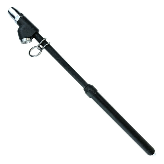 Black Poly Coated Dual Head Truck Tire Air Gauge 10-150 PSI, 2 lb Increments by TYK Industries