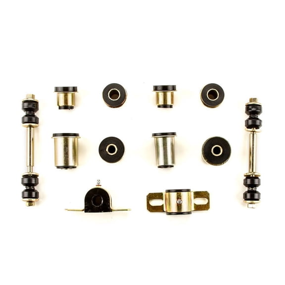 Black Poly Front End Suspension Bushings Set Round Fits 1966 - 1970 Oldsmobile 442 Cutlass
