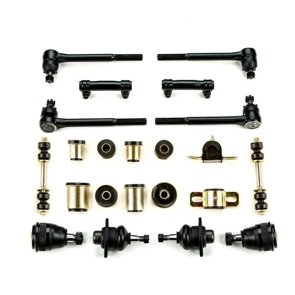 Black Poly Front End Suspension Rebuild Kit Fits 1974 - 1976 Chevrolet Full Size