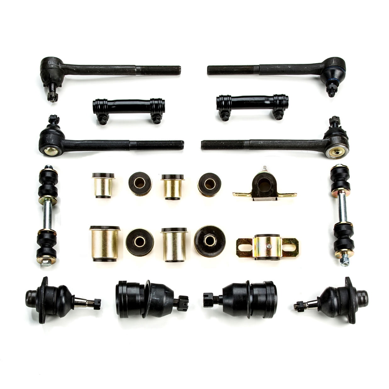Black Poly Front End Suspension Rebuild Kit Fits 1974 - 1977