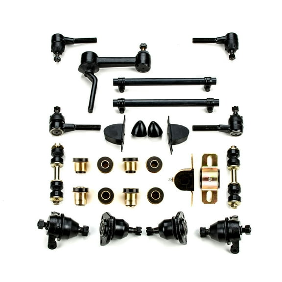 Black Poly Front Suspension Master Rebuild Kit Fits 1963 - 67 Chevrolet Corvette