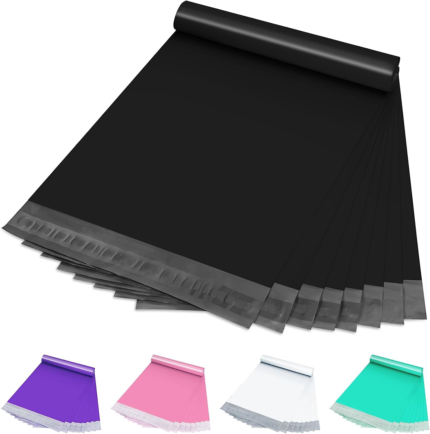 Jowlroel Poly Mailers 14.5x19 50 Pcs Purple Self-Seal Shipping Bags, Packaging Bags, Shipping Envelopes, Packaging For Small Business, Boutique, Clothing