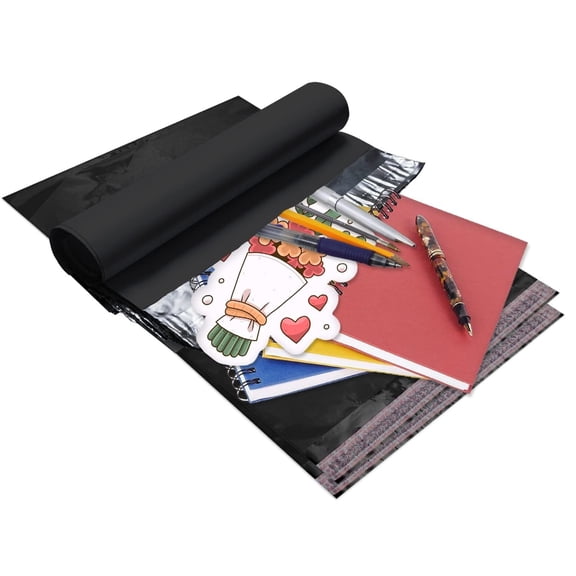 Poly Mailers Shipping Bags, Self Seal Polyethylene, Black, 300 count, 14.5 x 19 in