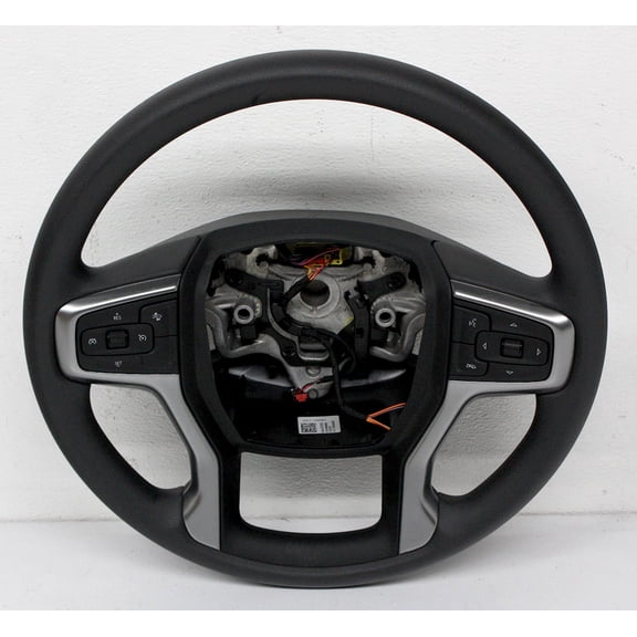 Black Poly Steering Wheel For Chevy Silverado, GMC Sierra 1500, 2500, 3500