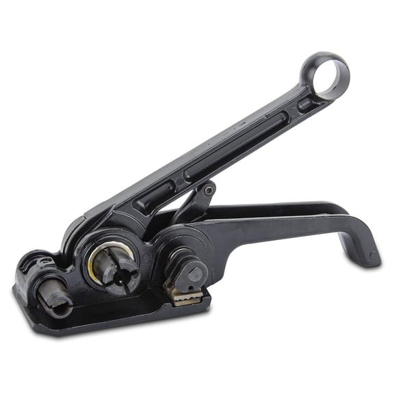 Black Poly Strapping Tensioner Sealer Manual Packing Tool Kit for 1/2"-3/4" Width Straps