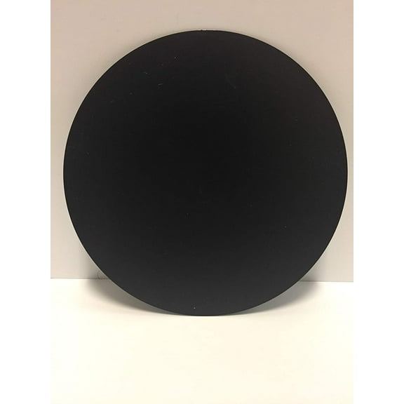 Black Polystyrene Circle 0.020" Thick - Pick Your Diameter (8 Inch 6 Pack)