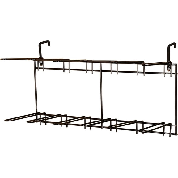Black Portable 12-Horse Boot Rack | Holds Multiple Boot Styles | Dries Boots Efficiently | Space Saving | Wall Mountable