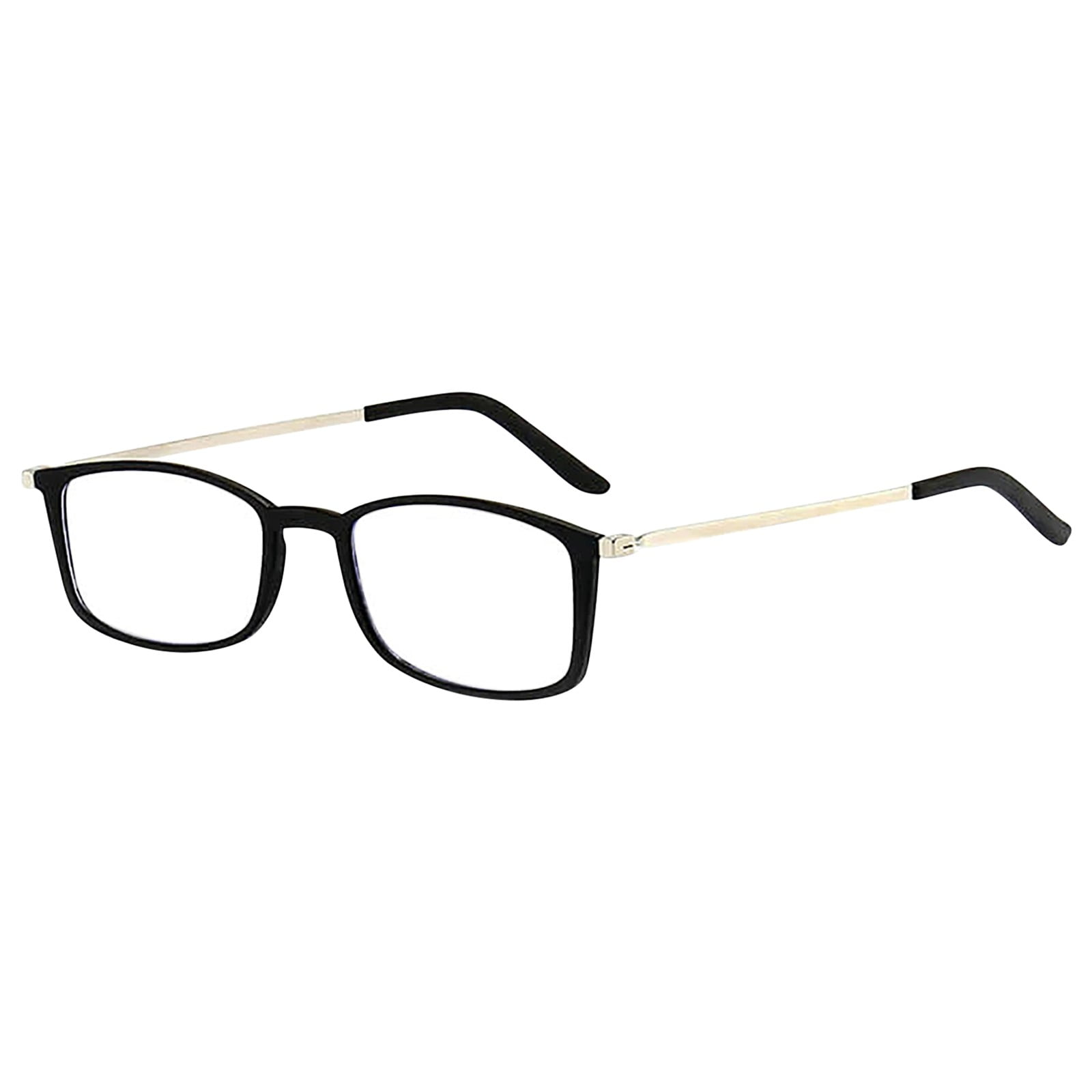 Black Portable Reading Glasses Blue Light Blocking 400 Degree ...