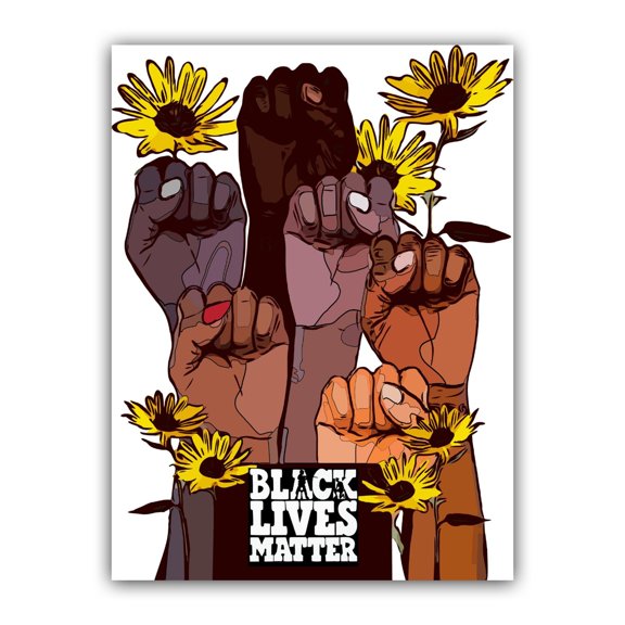Black Poster, Anti Racist Poster, Social Justice Protest Poster, Black Pride, Wall Decor,Interior wall decoration, living room, bedroom, kitchen, art deco frameless 8X10inch
