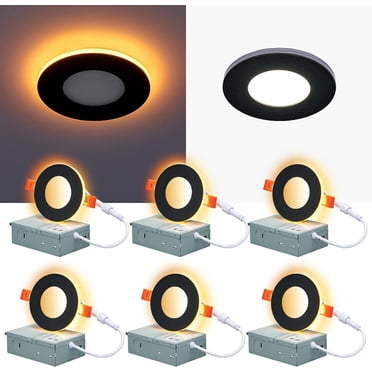 NuWatt 4 In. LED White Adjustable Ultra Slim Canless Integrated LED Recessed Light Kit 5 CCT 2700K To 5000K Dimmable (12 Pack) NW P ADJDL 4 9W 5CT WH 12P   The Home Depot