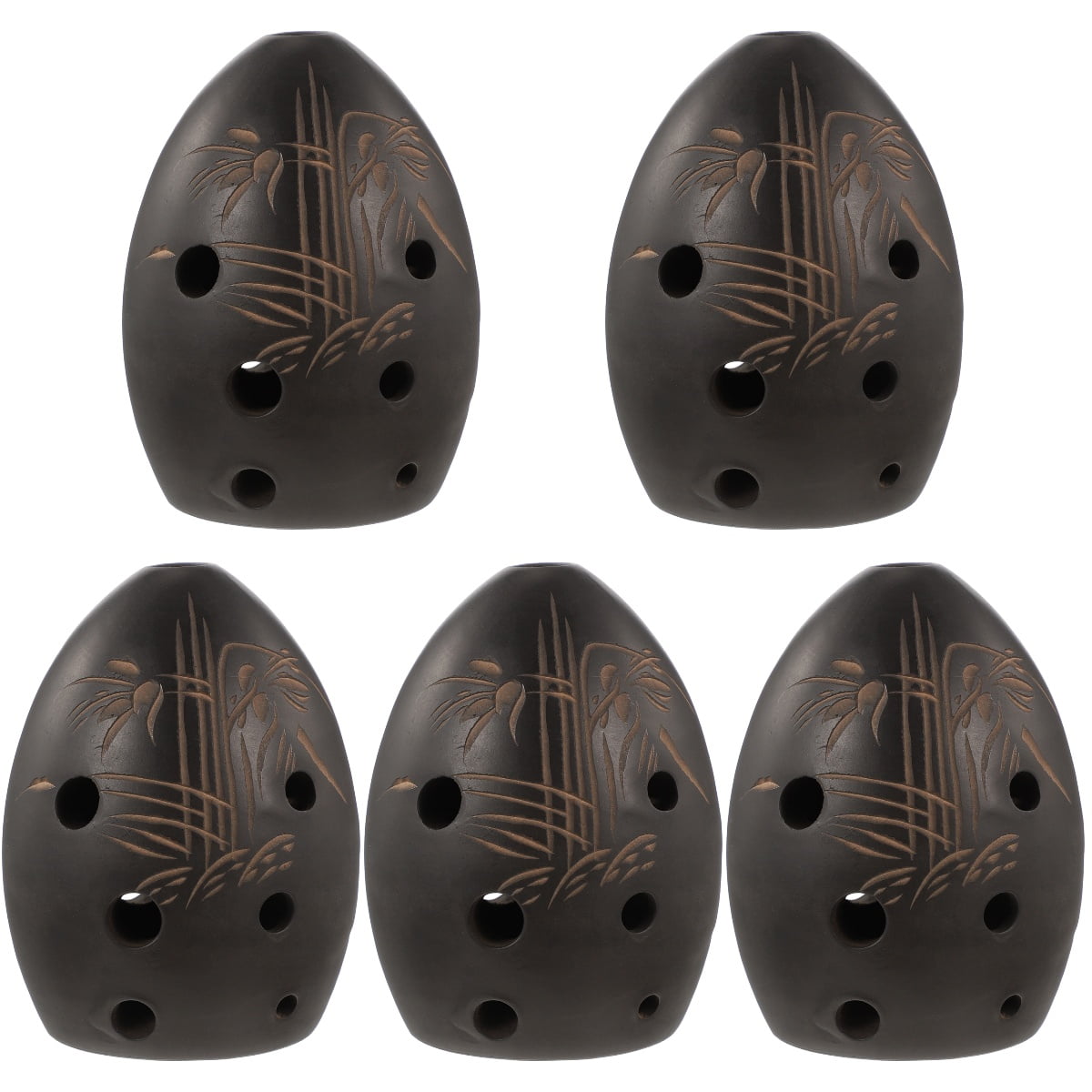 Black Pottery Xun Major Children’s Toys Beginners Ocarina Practice Wind ...