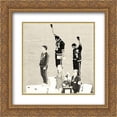 thumbnail image 1 of Black Power Salute 2x Matted 20x20 Gold Ornate Framed Art Print, 1 of 2