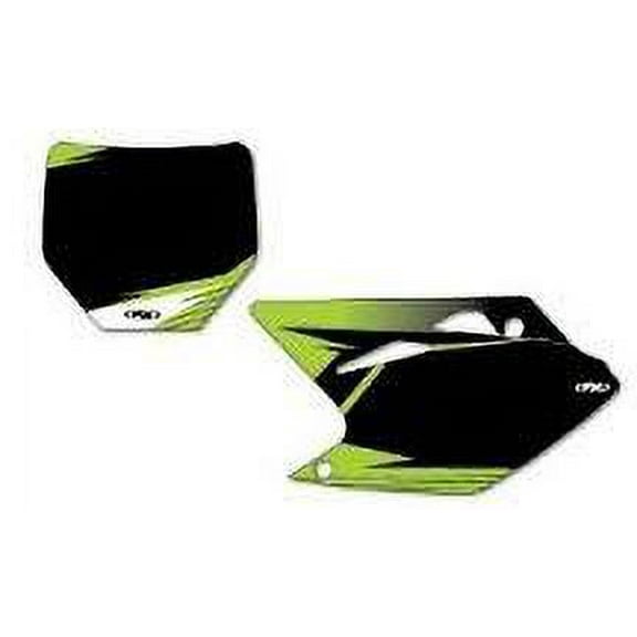 Black Pre-Cut Number Plate Graphic Background