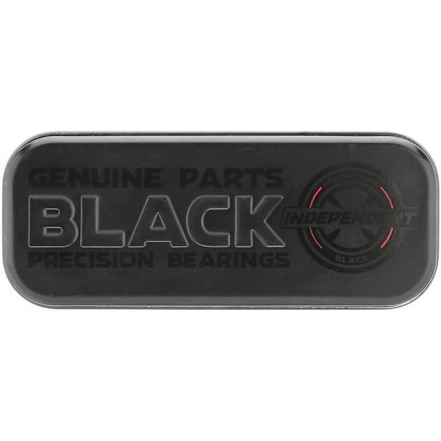 Black Precision 8mm Skateboard Bearings, Rings and Spacers