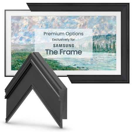 Deco TV Frames - Premiere Bezel for Samsung the Frame TV - 75" - Black