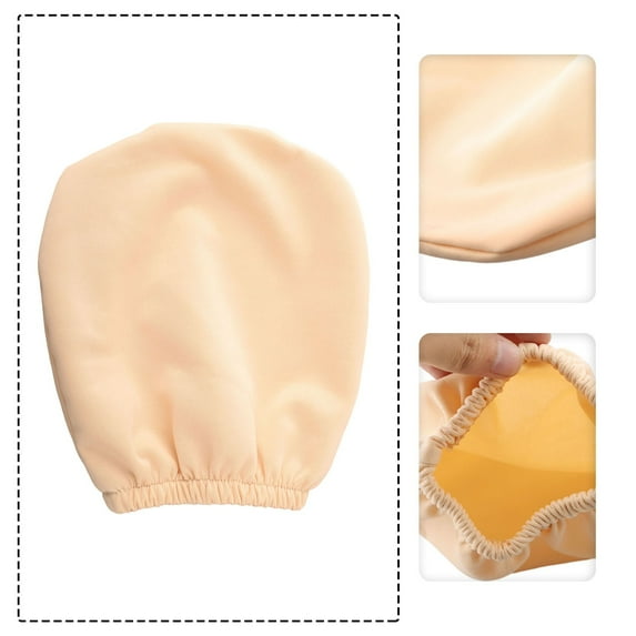 Black Premium Cloth Headrest Cover for Car, Truck, SUV, Auto Fit