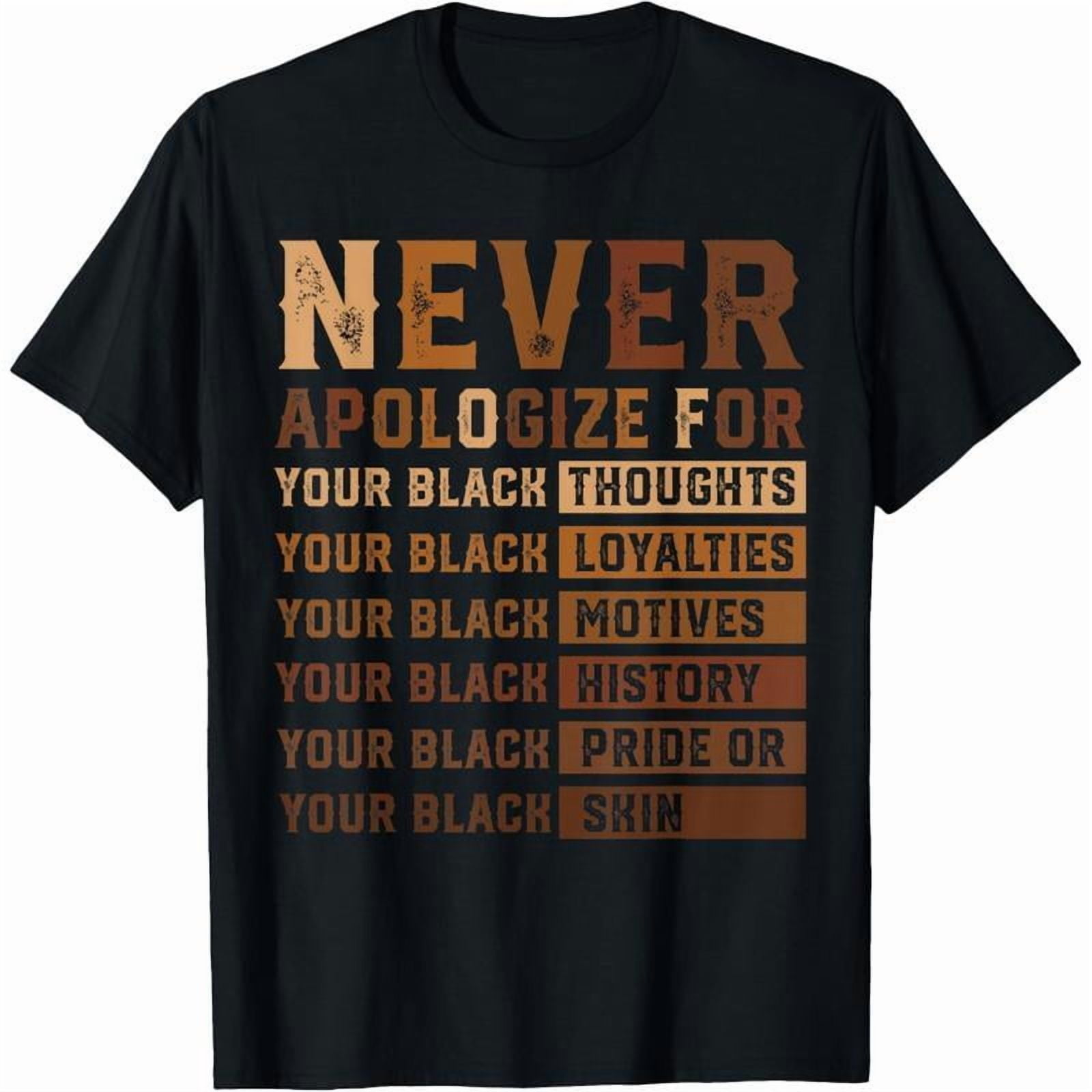Black Pride Graphic Tee Tops Has Bold Empowerment Design Round Black Pride Graphic Tee Tops Has Bold Empowerment Design Round