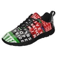 thumbnail image 1 of Black Pride Running Shoes Sneakers Mesh Black Size 8, 1 of 5