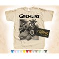 Black Print GREMLINS V3 T Vintage Poster Natural 12 Colors All Unisex