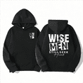 thumbnail image 1 of Black Print Hoodie Graphic Sweatshirt Christian Hoodies Wise Men Still Seek Him Religious Apparel for Christmas Events Casual Outings Tops S-2XL, 1 of 7