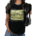 thumbnail image 1 of Black Print Tshirt Classic Literature Graphic Tees Shirts Pride and Prejudice Book Lover Reader Vintage Novel Casual Oversized Shirt S 5XL Tops, 1 of 5
