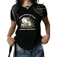 thumbnail image 1 of Black Print Tshirt Graphic Tees Shirts Retro Computer Frog Nerd AI Humor Casual Summer S 5XL Tops, 1 of 5