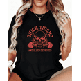 thumbnail image 1 of Black Print Tshirt Graphic Tees Shirts S-5XL Retro Skull Fitness for Daily Outfits Tops, 1 of 5