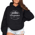 thumbnail image 1 of Black Print hoodie Graphic Sweatshirt White Mountain Waymaker Isaiah 42:16 Christian Youth Faith Social Gathering Wear S-2XL Tops, 1 of 5