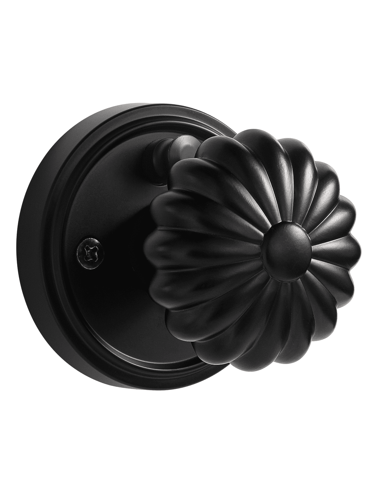 ACEEOCK Black Privacy Door Knob, Interior Door Handle Bathroom Bedroom Black Doorknob, Aluminium Alloy Knob