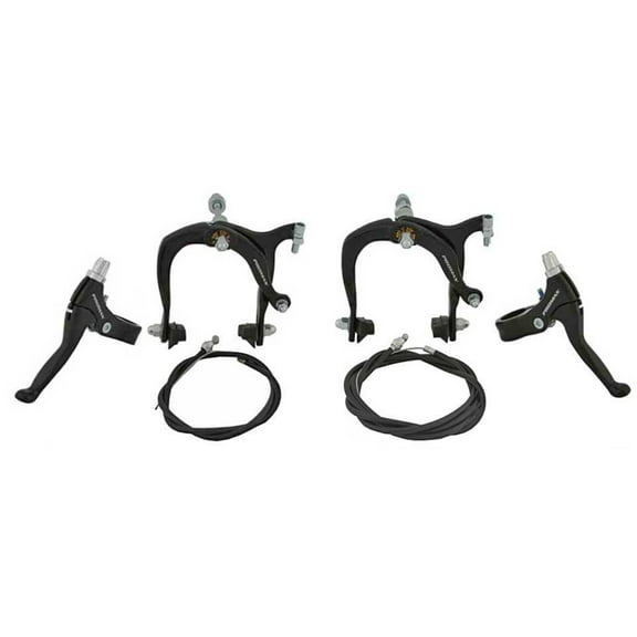 Black Promax Bike Brake Set. Front and Rear Bicycle Brake set Bike Brake set