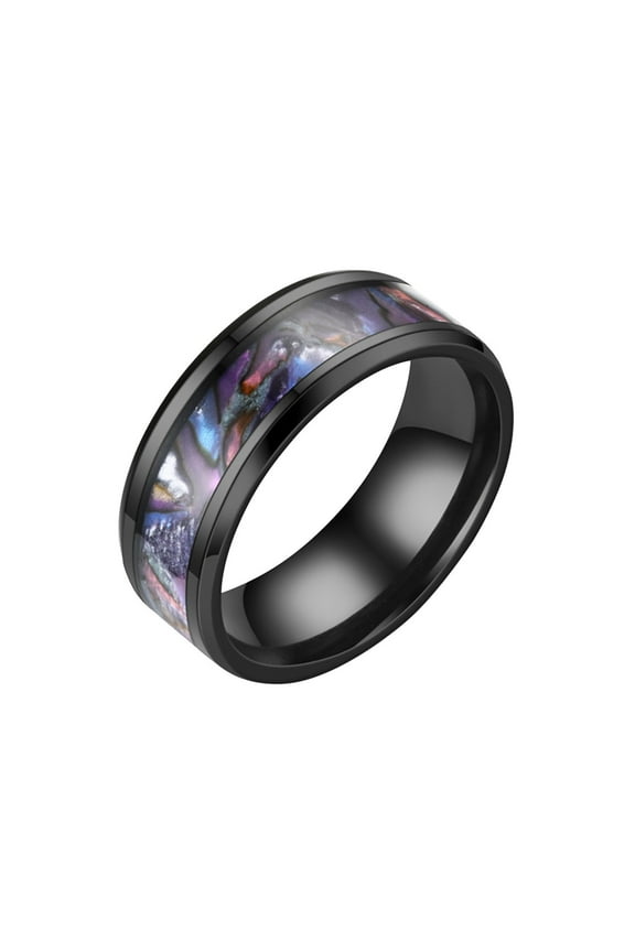 Black Promise Rings For Women Eternity Band Rings For Women Moissanite Toe Rings Gold Stainless Steel Frosted Silk Pattern Inlaid Rhinestone Ring Alloy Women Men Ring Jewelry Gift Rings For Friends
