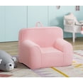 thumbnail image 1 of Olive & Opie Kuddlez Kids/Toddlers Foam Chair with Washable Cover Grande Size, Soft Pink, 1 of 6