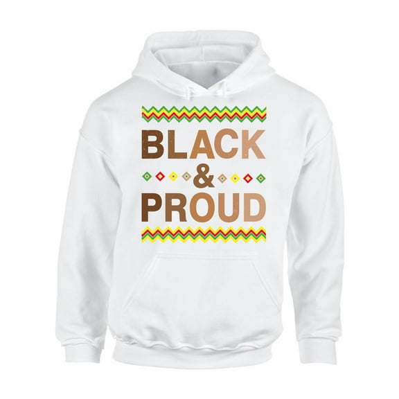 Black and Proud USA Political Unisex Hoodie Men Women - Graphic Tee S M L XL 2XL 3XL 4XL 5XL - Hooded Black History Month Gifts Resistance Hoodie for Him Her