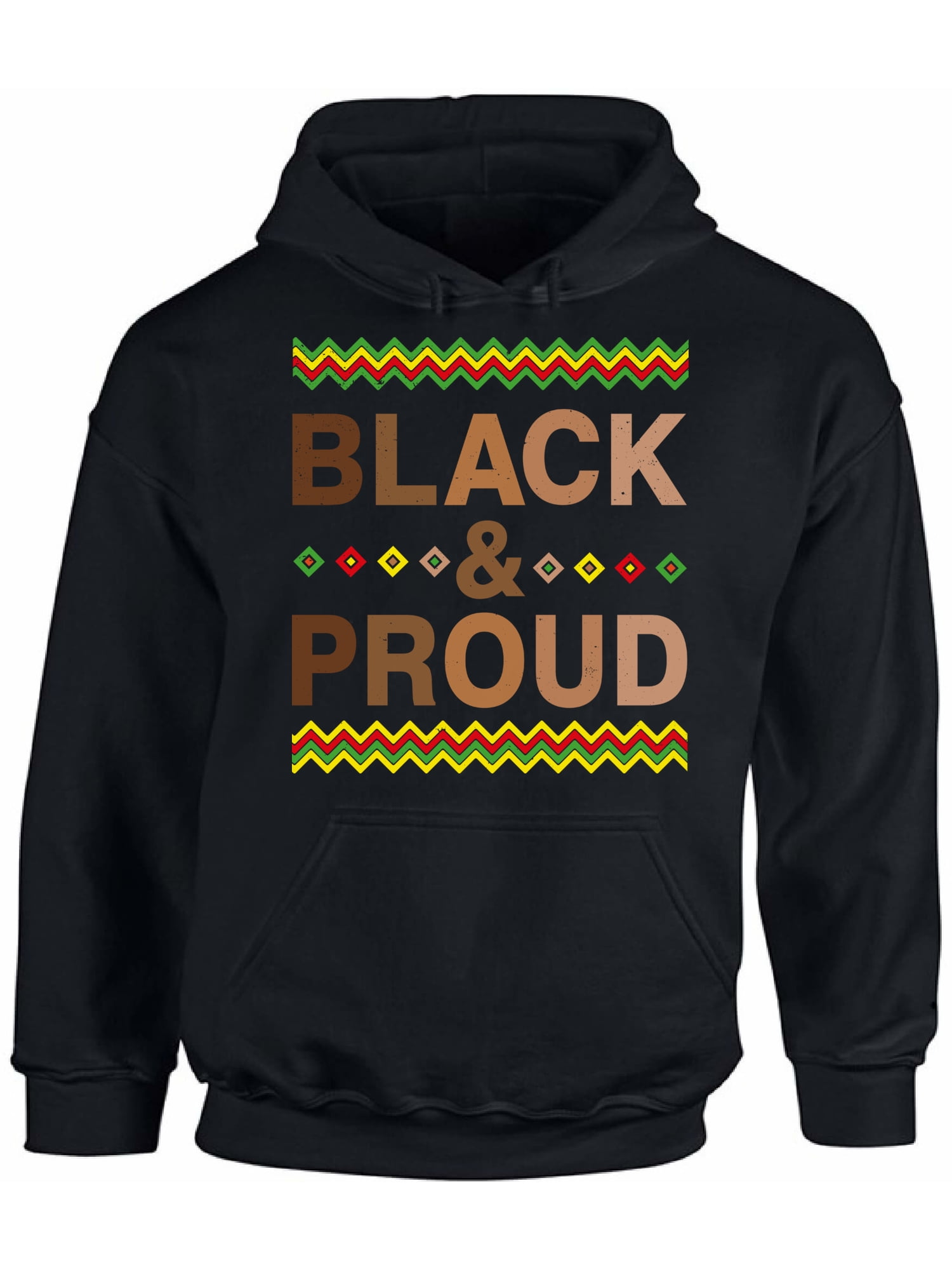 Black and Proud USA Political Unisex Hoodie Men Women - Graphic Tee S M ...