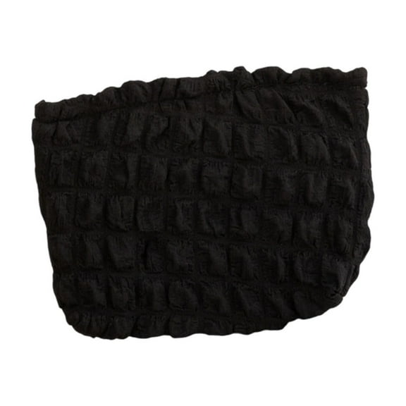 Black Puff Cloud Makeup Pouch Mini Zipper Cosmetic Bag Portable Travel Organizer For Women Girls Small Toiletry Bag Leak Proof Lightweight Storage Bag For Daily Use Gift Idea