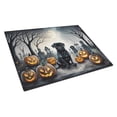 thumbnail image 1 of Black Pug Spooky Halloween Glass Cutting Board Large 12 in x 15 in, 1 of 5