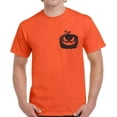 thumbnail image 1 of Black Pumpkin Pocket Top Halloween Gift Shirt for Men - S M L XL 2XL 3XL 4XL 5XL Happy Halloween Graphic Tee - Funny Scary Holiday Tee T-Shirt Mens, 1 of 2