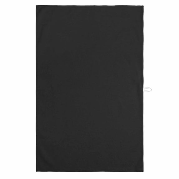 Black Pure Color 1 Pack Kitchen Towel, Water Absorbent Dish Towel, Aesthetics Contemporary Luxury Decorative Hand Towels - Quick Drying Cloth for Cooking Baking, 18x28 Inch