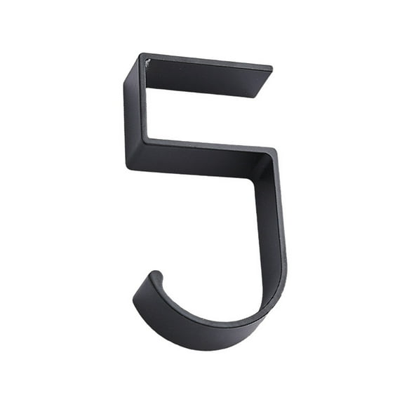 Black Purse Hook for Table, Heavy-Duty Purse Holder for Table, Metal Bag Hanger, Desk Hook for Bag, Portable Purses Clips for Tables, 2 Pcs, 3.94 Inches