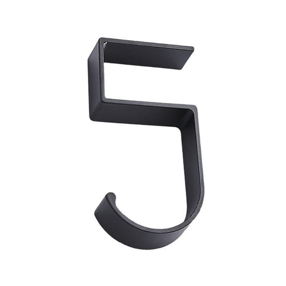 Black Purse Hook for Table, Heavy-Duty Purse Holder for Table, Metal Bag Hanger, Desk Hook for Bag, Portable Purses Clips for Tables, 3 Pcs, 3.94 Inches