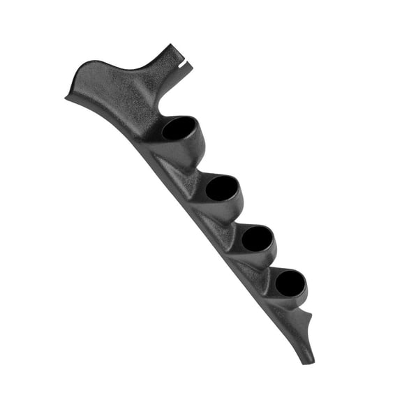 Black Quad Pillar Gauge Pod for 1987-1991 Ford F-Series F-150 F-250 F-350 OBS Models